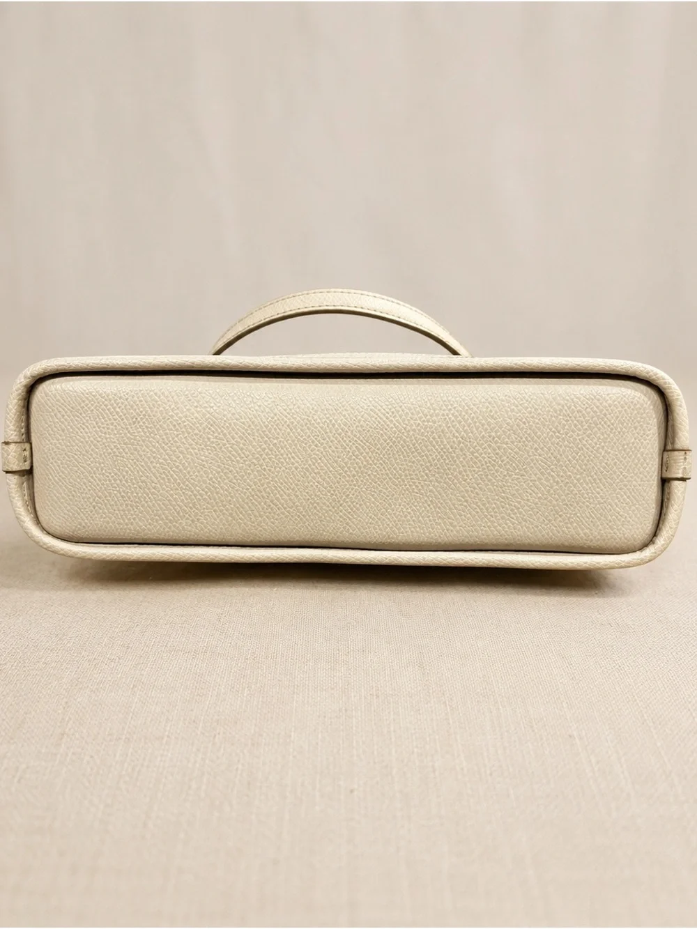 Coach Mini Cora F34090 Chalk Leather Satchel Crossbody Bag